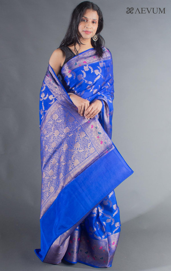 Soft Silk Banarasi Saree - 8361 - AEVUM