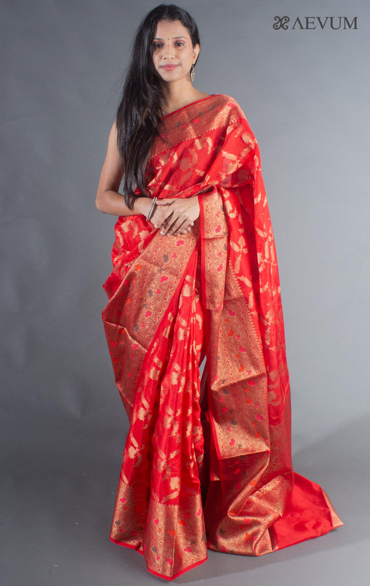 Soft Silk Banarasi Saree - 8368 - AEVUM