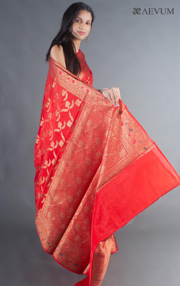 Soft Silk Banarasi Saree - 8368 - AEVUM