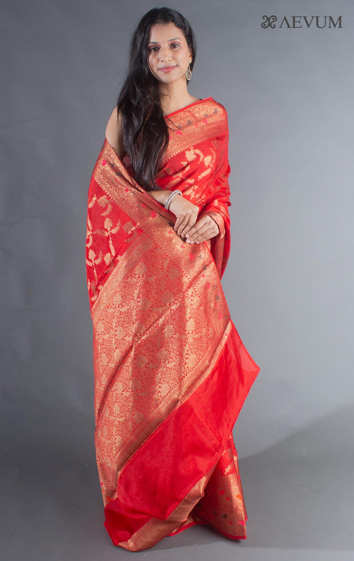 Soft Silk Banarasi Saree - 8368 - AEVUM