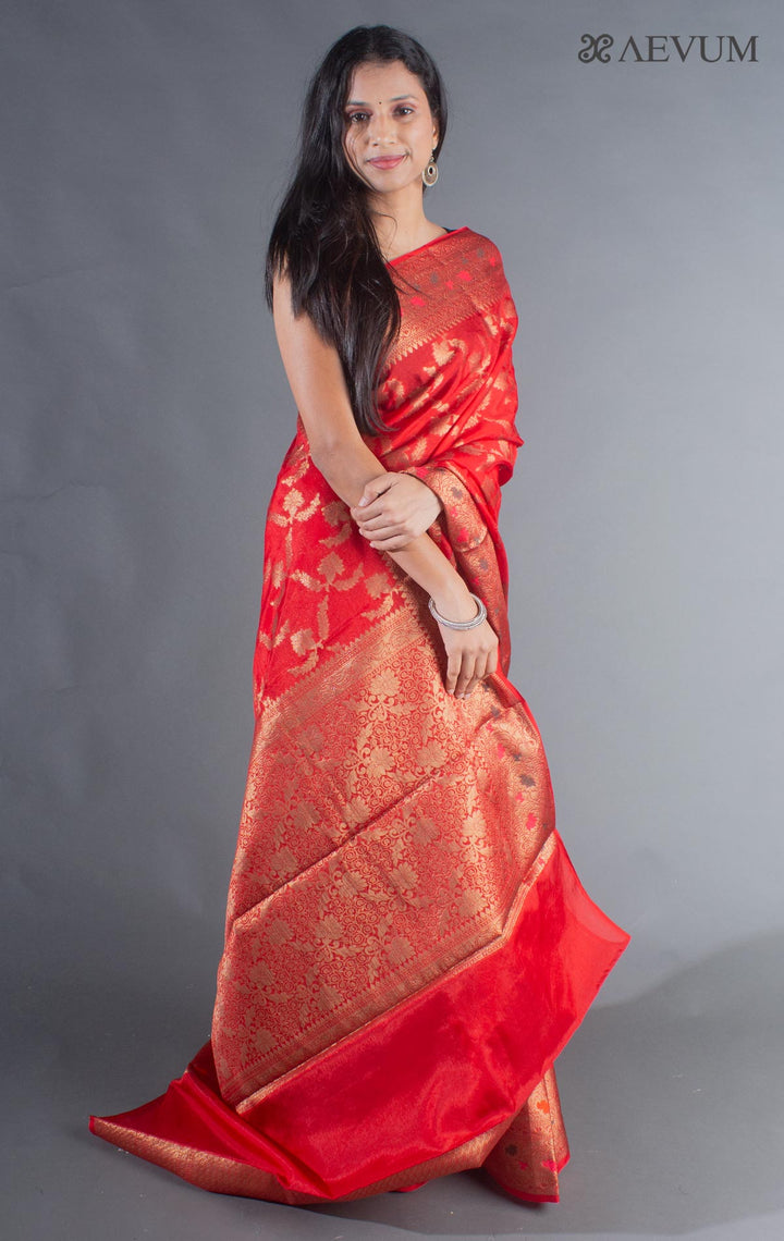 Soft Silk Banarasi Saree - 8368 - AEVUM