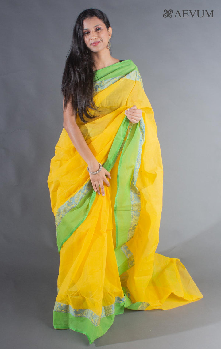 Bengal Cotton Handloom Saree Without Blouse Piece - 8472 - AEVUM