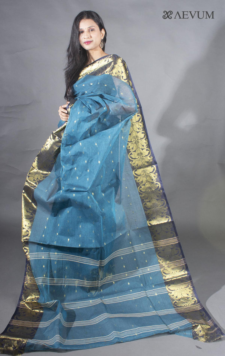 Bengal Cotton Handloom Saree Without Blouse Piece - 8800 Saree AEVUM   