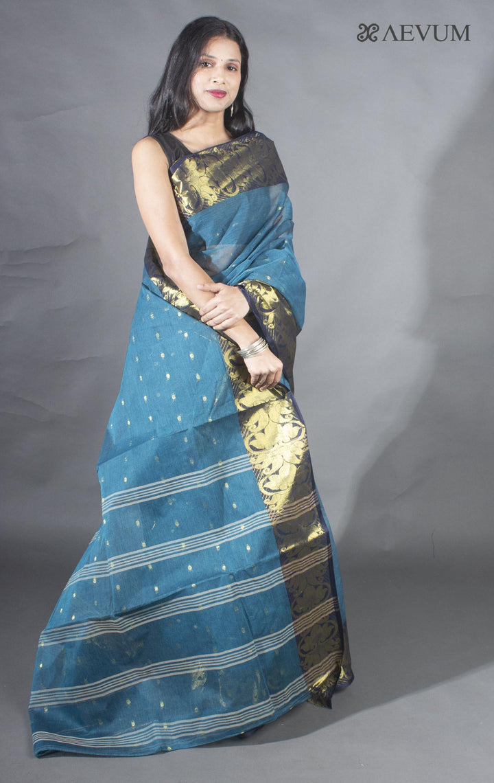 Bengal Cotton Handloom Saree Without Blouse Piece - 8800 Saree AEVUM   