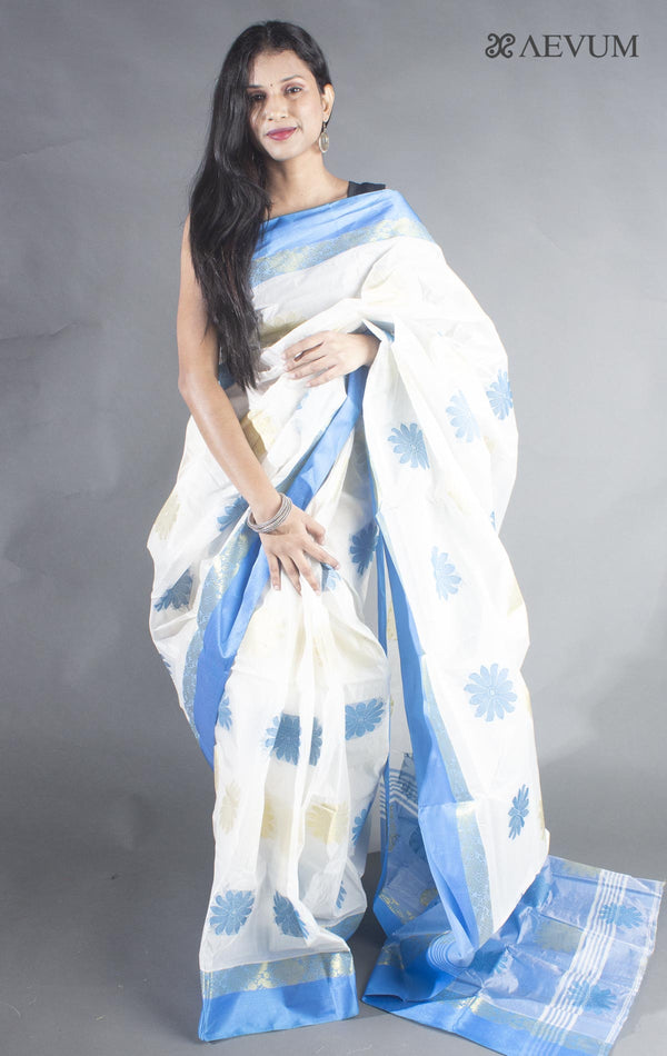 Semi Tussar Gorod Silk Saree - 8840 - AEVUM