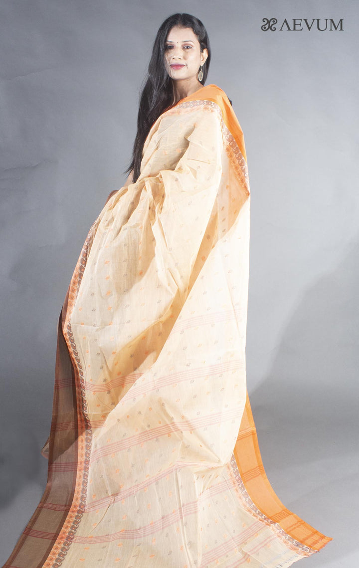 Bengal Cotton Tangail Tant Saree - 8890 - AEVUM