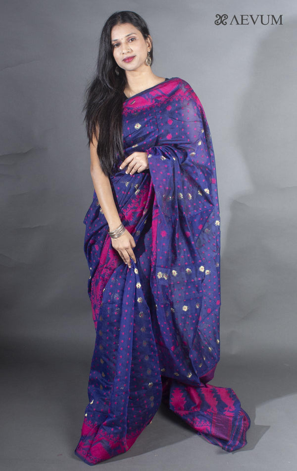 Bangladeshi Style Jamdani Saree - 9025 Saree AEVUM 2   