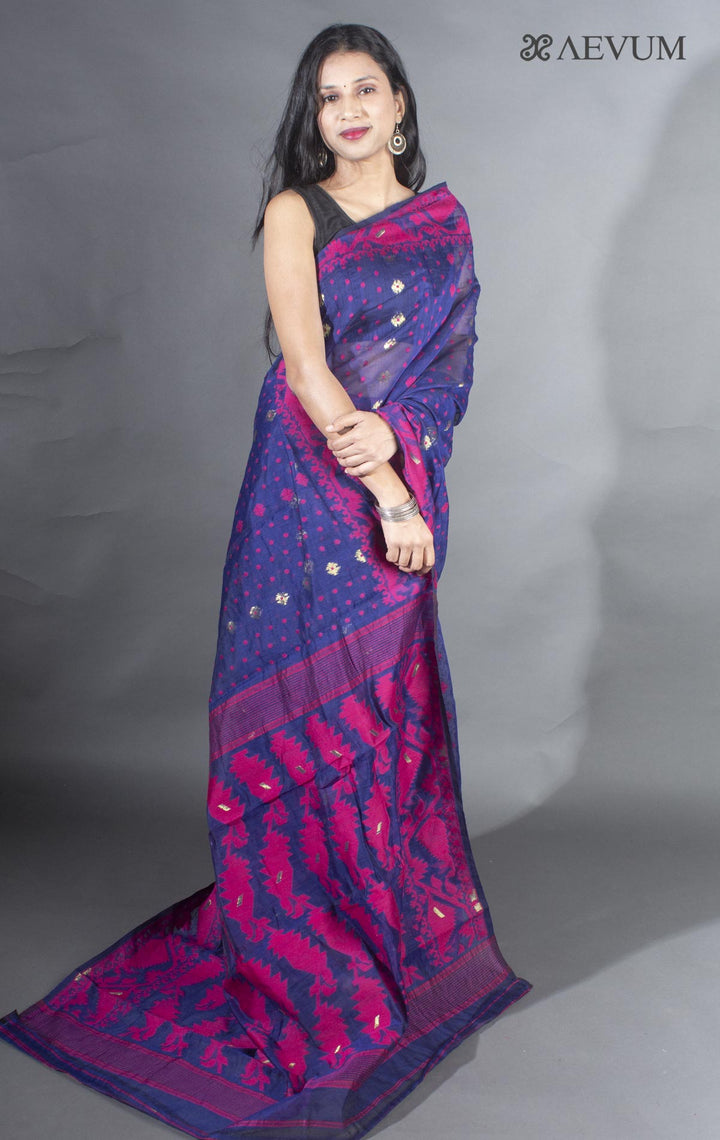 Bangladeshi Style Jamdani Saree - 9025 - AEVUM