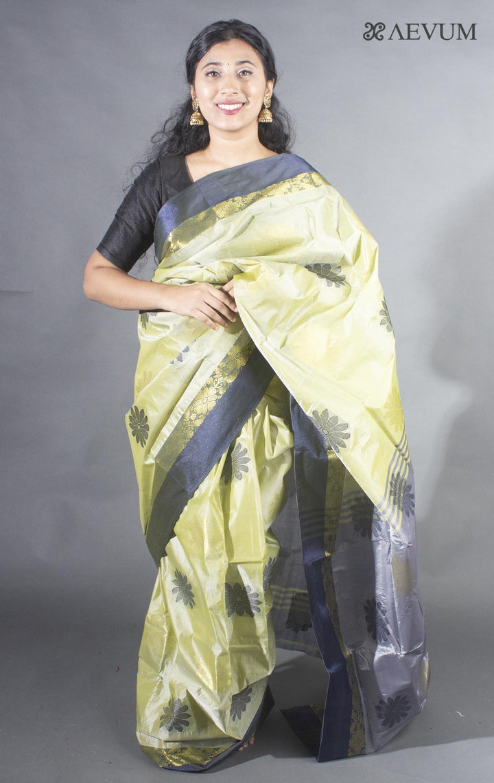 Semi Tussar Gorod Silk Saree - 9091 - AEVUM