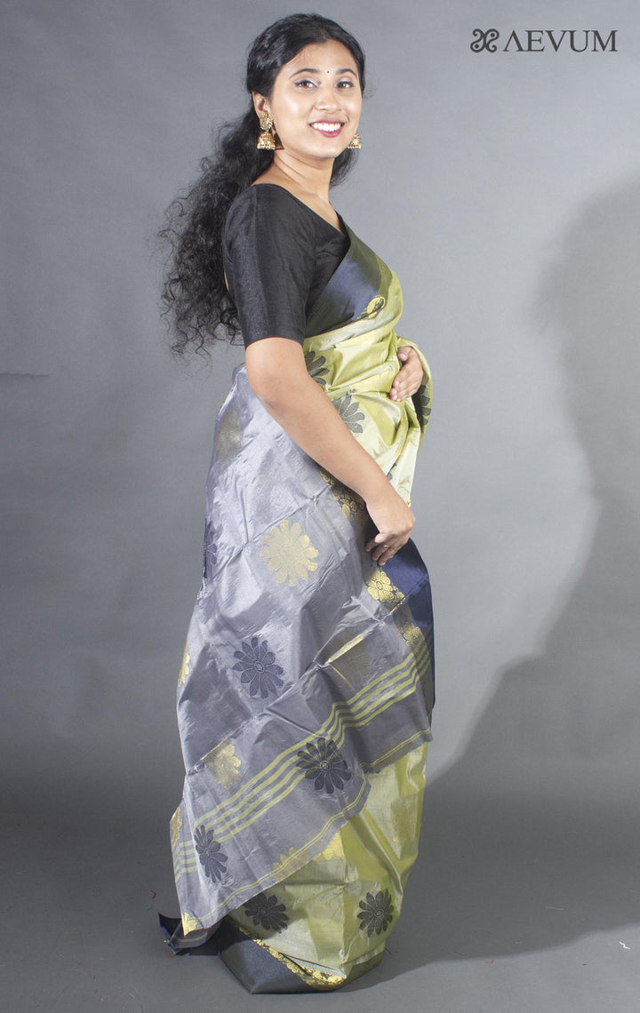 Semi Tussar Gorod Silk Saree - 9091 - AEVUM