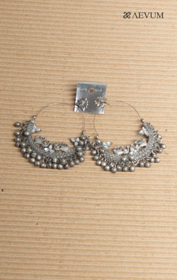 Peackcock Chandbali Ear Rings - 0952 Jewellery K.M.Handicrafs   