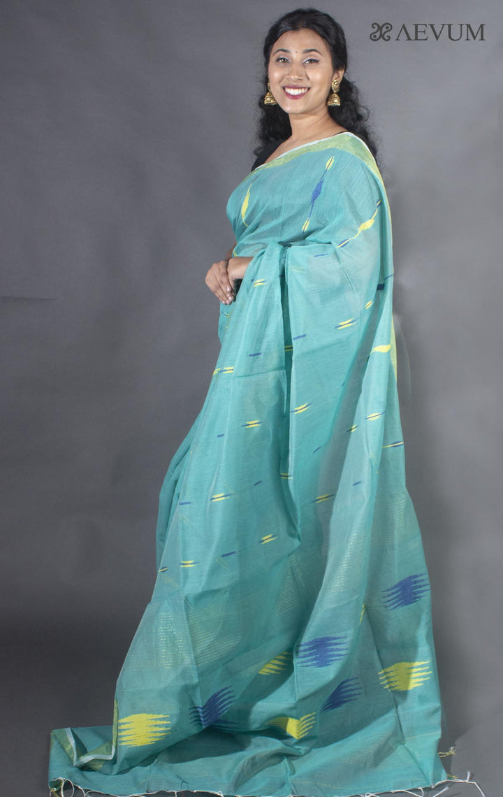 Designer Tant Silk Bengal Handloom Saree - 9537 Saree Ashoke Pal   