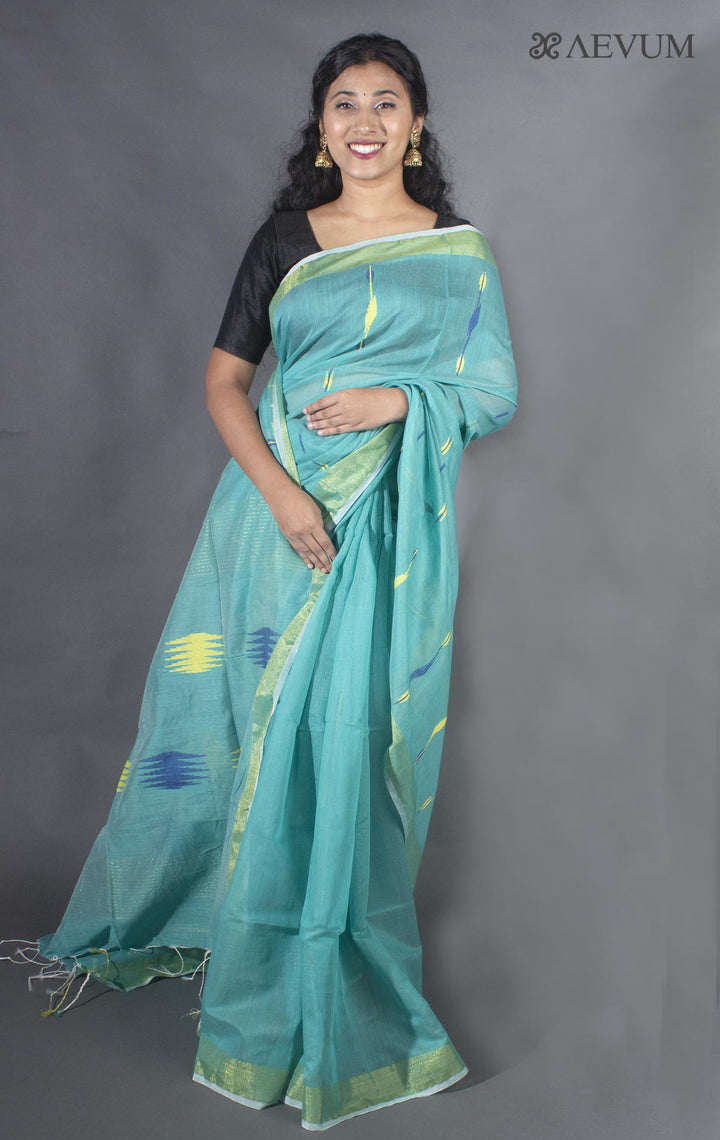 Designer Tant Silk Bengal Handloom Saree - 9537 Saree Ashoke Pal   