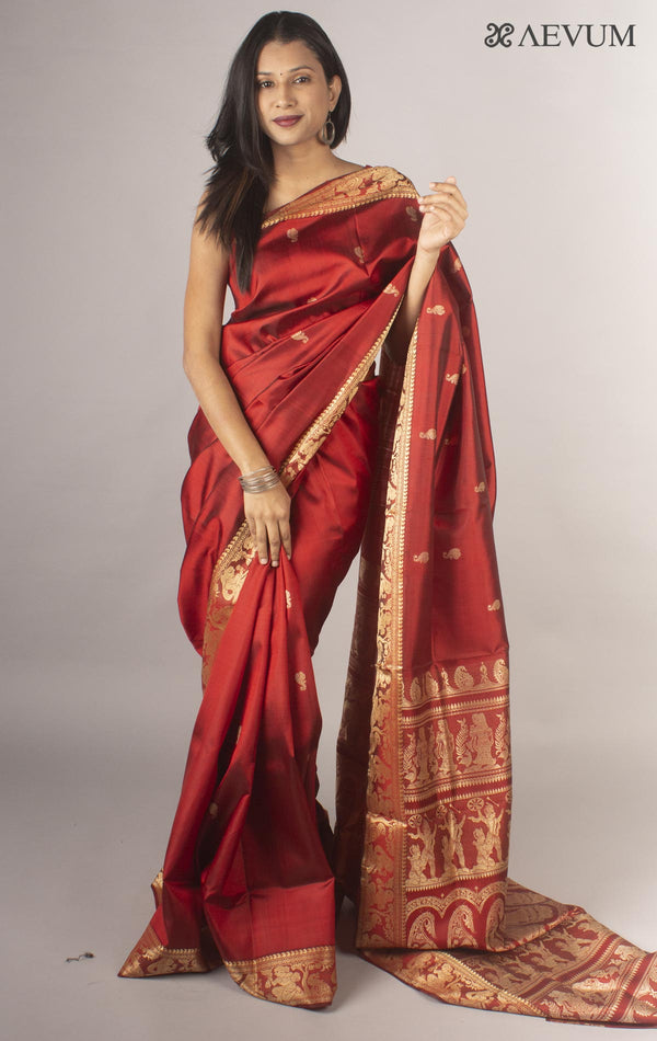 Pure Baluchari Silk with Silk Mark - 9850 Saree Riya's Collection   