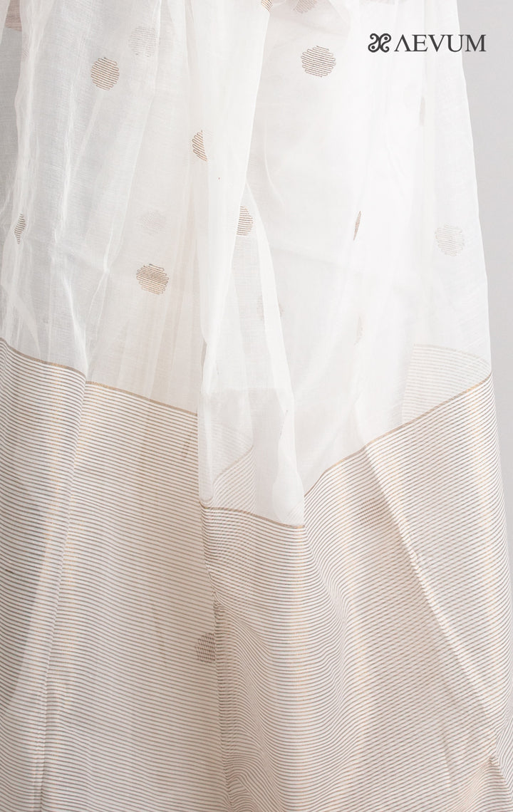 Ball Buti Matka Muslin Silk Saree - 0329 - AEVUM