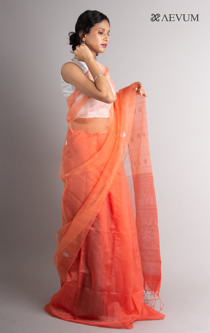 Ball Buti Matka Muslin Silk Saree - 0332 Saree AEVUM 2   