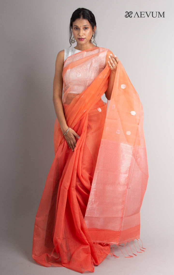 Ball Buti Matka Muslin Silk Saree - 0332 Saree AEVUM 2   