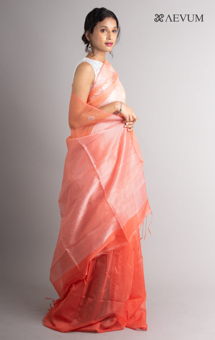 Ball Buti Matka Muslin Silk Saree - 0332 Saree AEVUM 2   