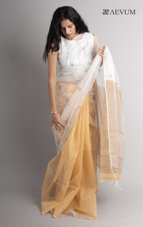 Ball Buti Matka Muslin Silk Saree - 0334 - AEVUM