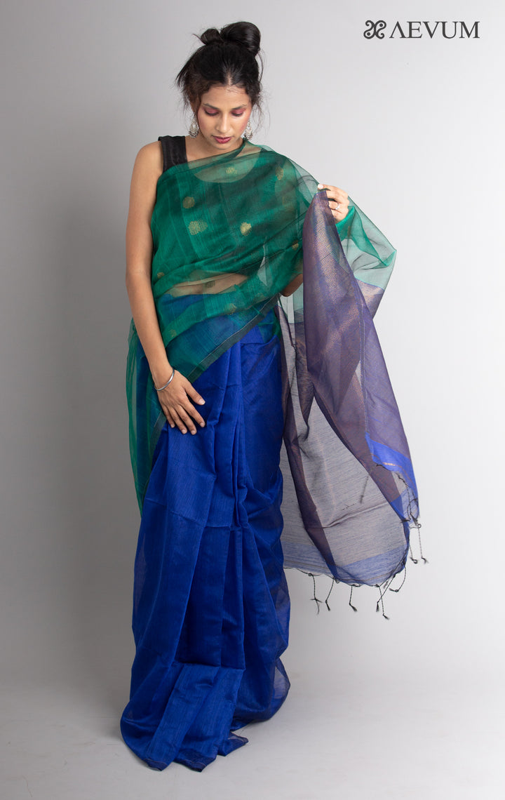 Ball Buti Matka Muslin Silk Saree - 0299 - AEVUM