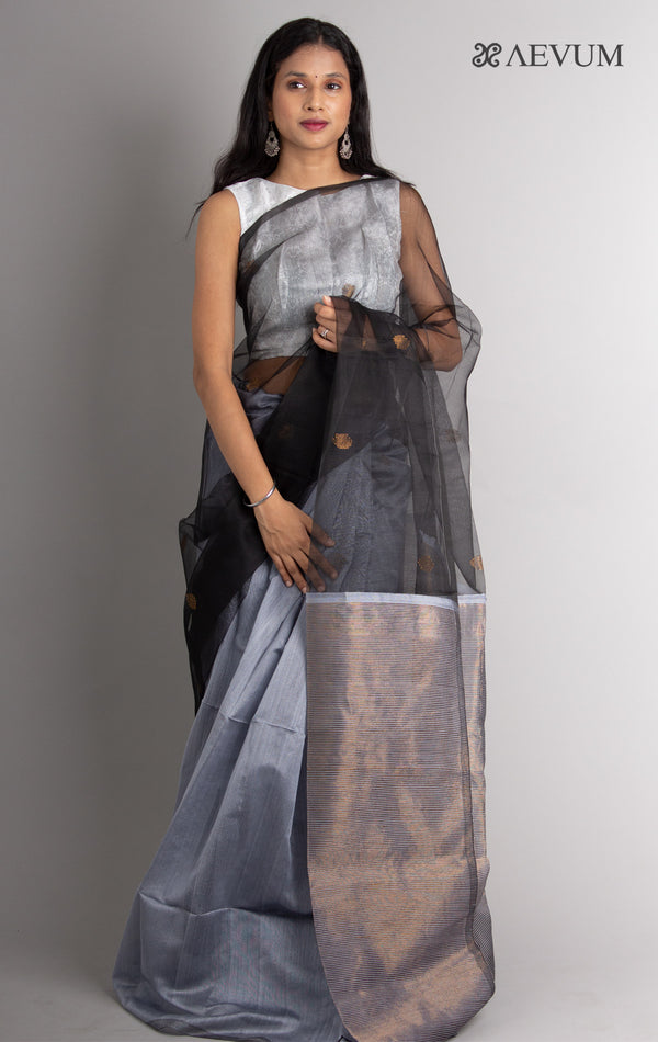 Ball Buti Matka Muslin Silk Saree - 0336 - AEVUM