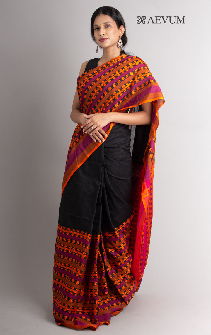 Begampuri Bengal Cotton Handloom Saree - 0439 - AEVUM