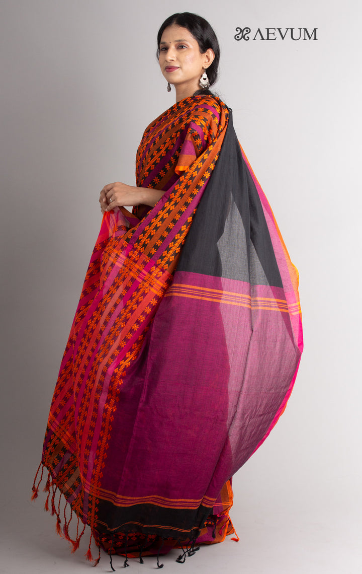 Begampuri Bengal Cotton Handloom Saree - 0439 - AEVUM