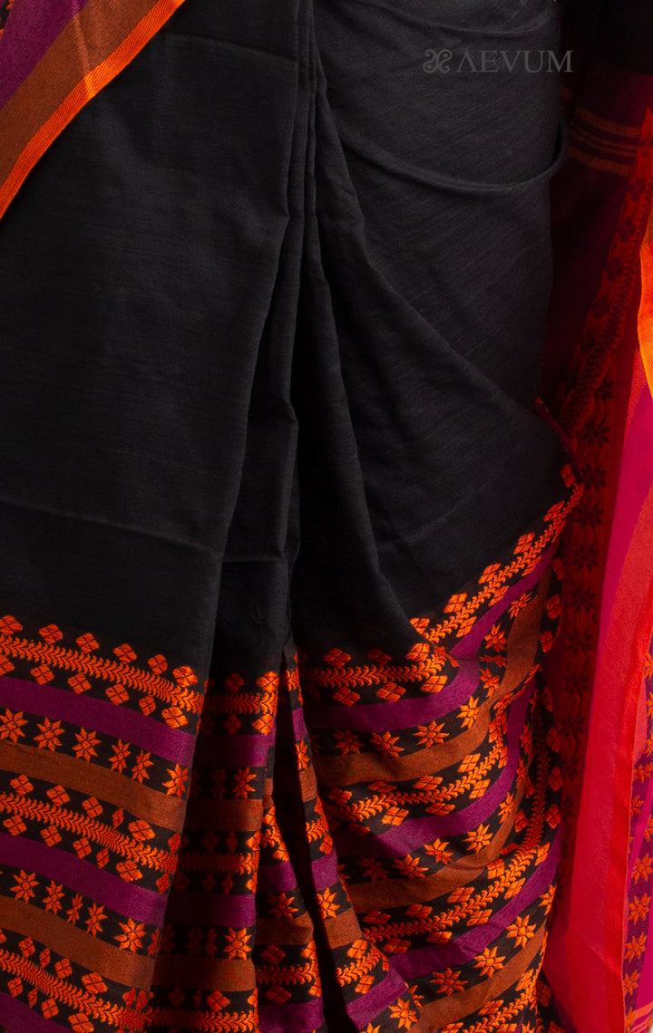 Begampuri Bengal Cotton Handloom Saree - 0439 - AEVUM