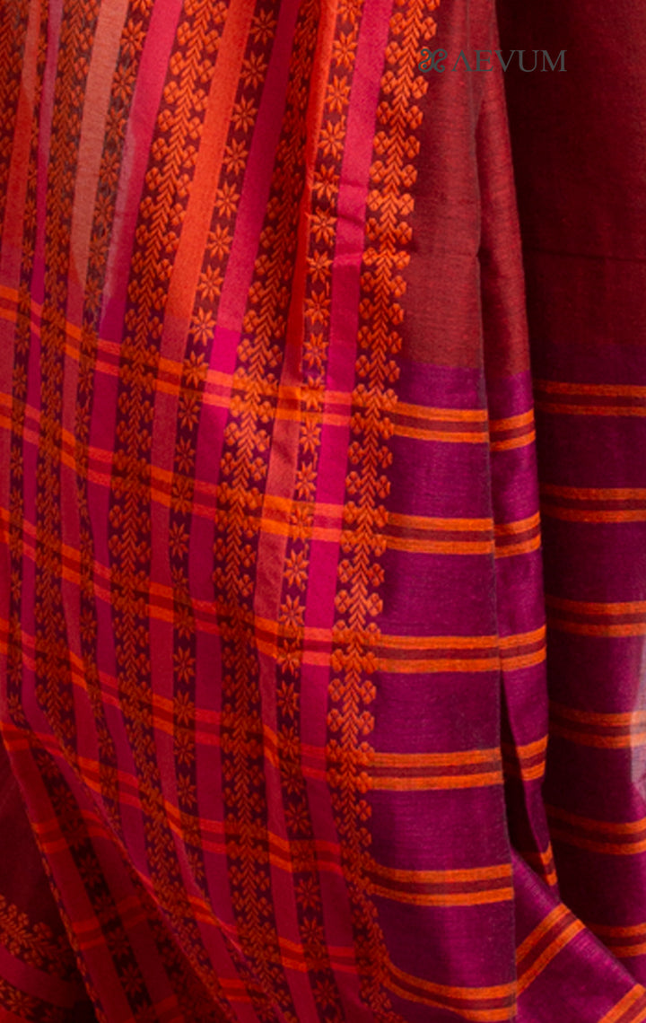 Begampuri Bengal Cotton Handloom Saree-0339 Saree AEVUM 2   