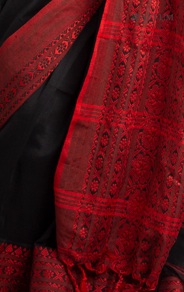Begampuri Bengal Cotton Handloom Saree - 0514 Saree AEVUM 2   