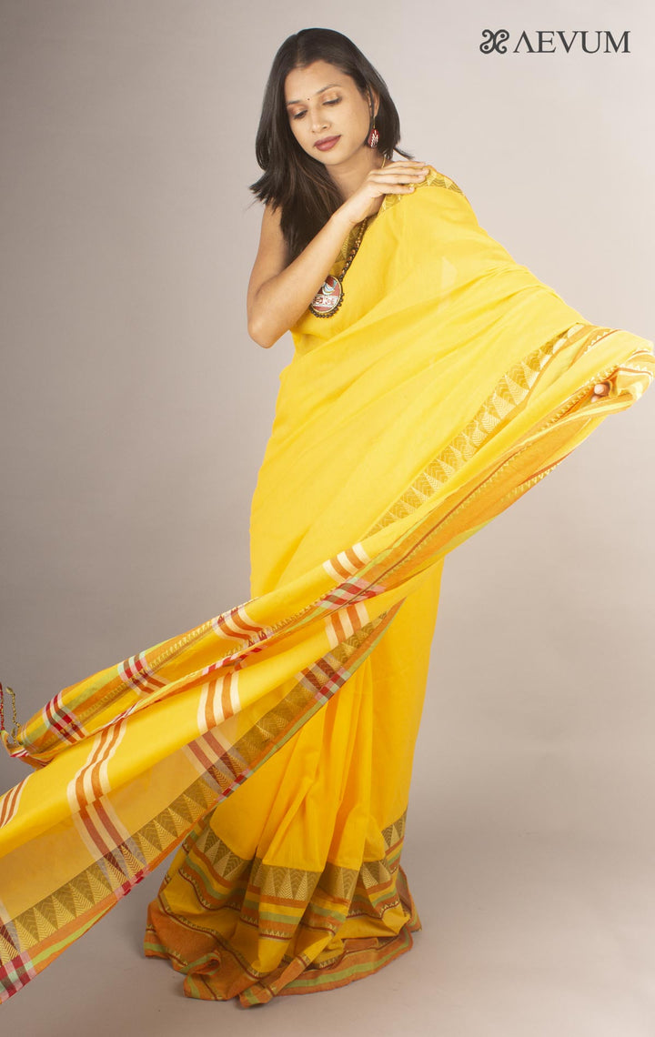 Madhumani Begampuri Bengal Cotton Handloom Saree - 9766 - AEVUM