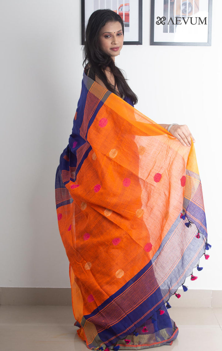 Begampuri Bengal Cotton Handloom Saree - 2150 - AEVUM