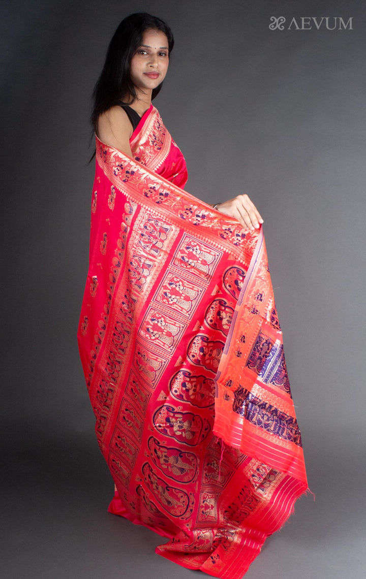 Baluchari Soft Silk Saree - 7759 - AEVUM