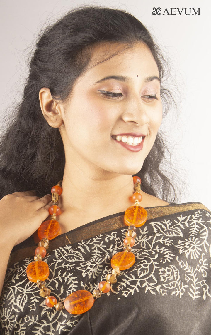 Handmade Beaded Necklace BDNECK-028 Jewellery AEVUM