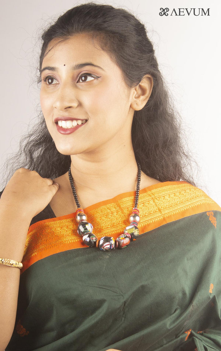 Handmade Beaded Necklace BDNECK-432 Jewellery AEVUM