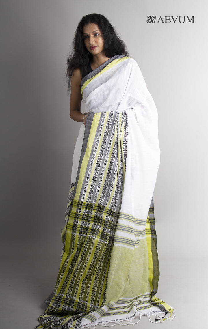 Begampuri Bengal Cotton Handloom Saree - 0441 - AEVUM