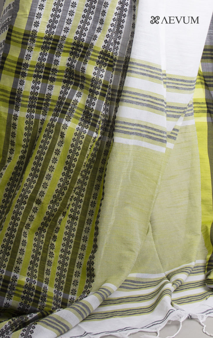 Begampuri Bengal Cotton Handloom Saree - 0441 - AEVUM