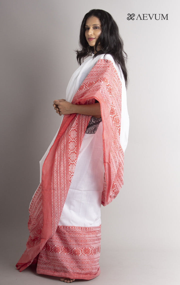 Begampuri Bengal Cotton Handloom Saree - 0433 - AEVUM