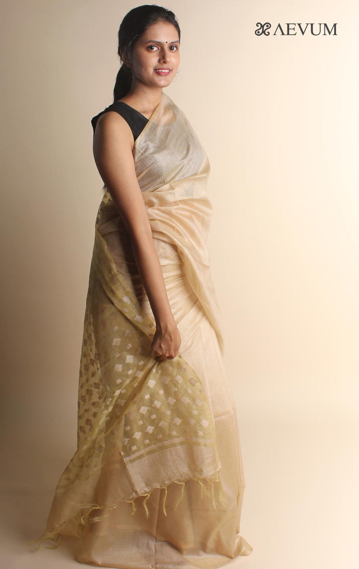 Katan Silk Saree with Blouse Piece - 1616 Saree Om Silk   