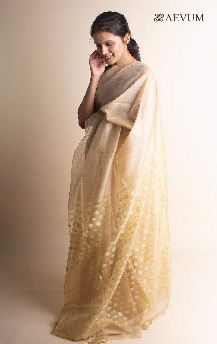 Katan Silk Saree with Blouse Piece - 1616 Saree Om Silk   