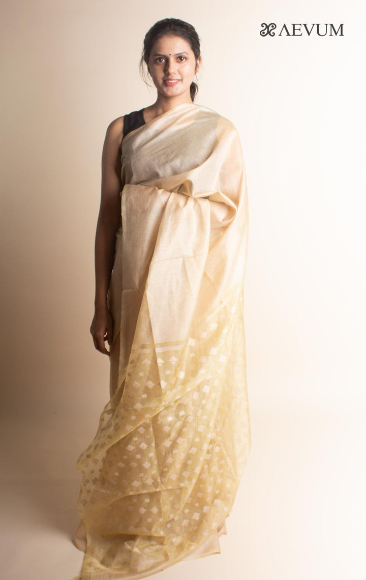 Katan Silk Saree with Blouse Piece - 1616 - AEVUM