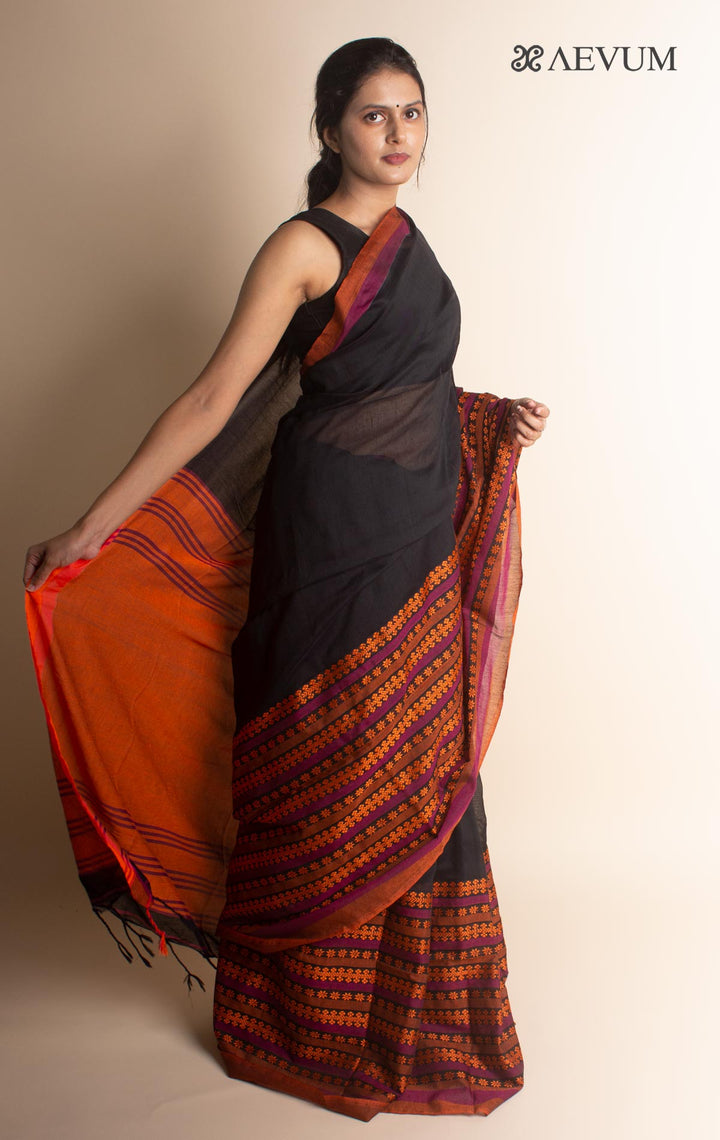 Begampuri Bengal Cotton Handloom Saree - 1419 Saree AEVUM 2   