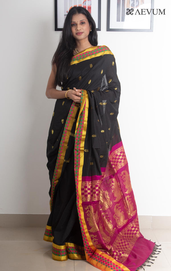Kalyani South Cotton Silk Handloom Saree with Blouse Piece - 2209 Saree SSH   