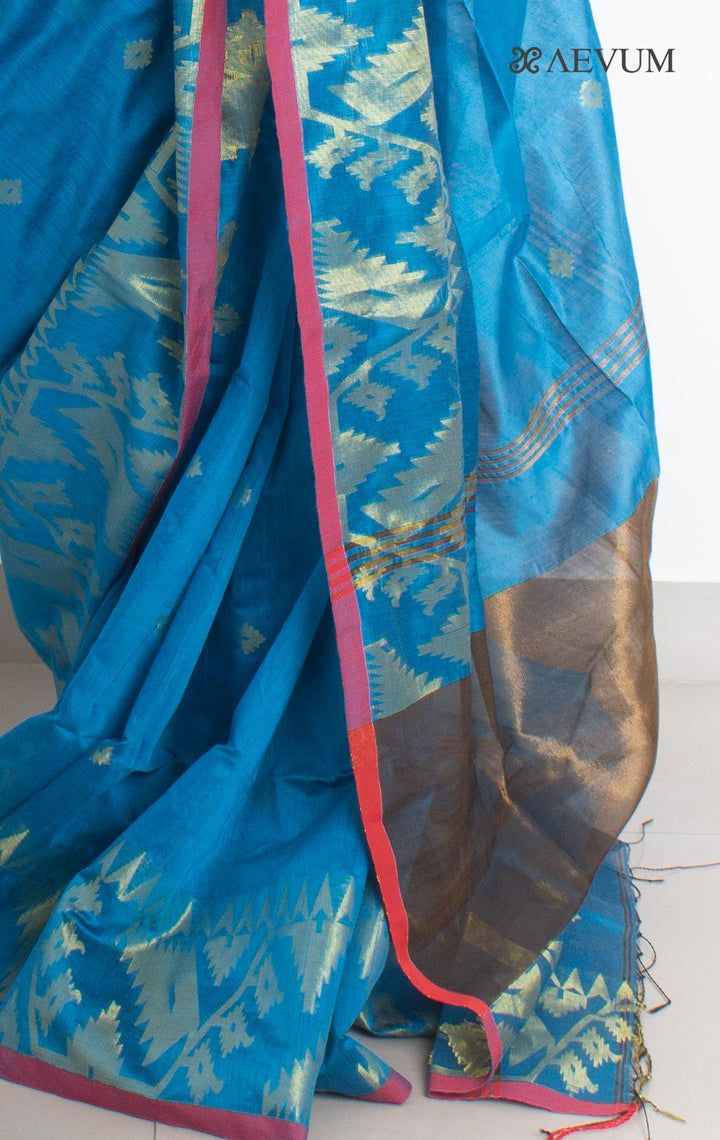 Tant Silk Bengal Handloom Saree - 1768 - AEVUM