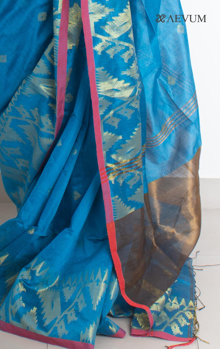 Tant Silk Bengal Handloom Saree - 1768 - AEVUM