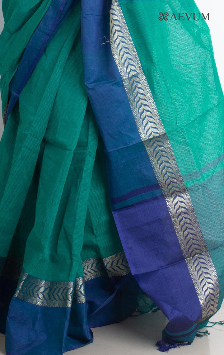 Bangladeshi Cotton Handloom Saree Without Blouse Piece - 2339 - AEVUM