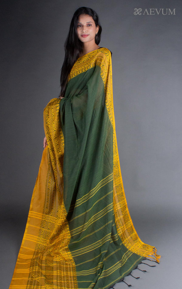 Begampuri Bengal Cotton Handloom Saree - 7768 Saree AEVUM 2   