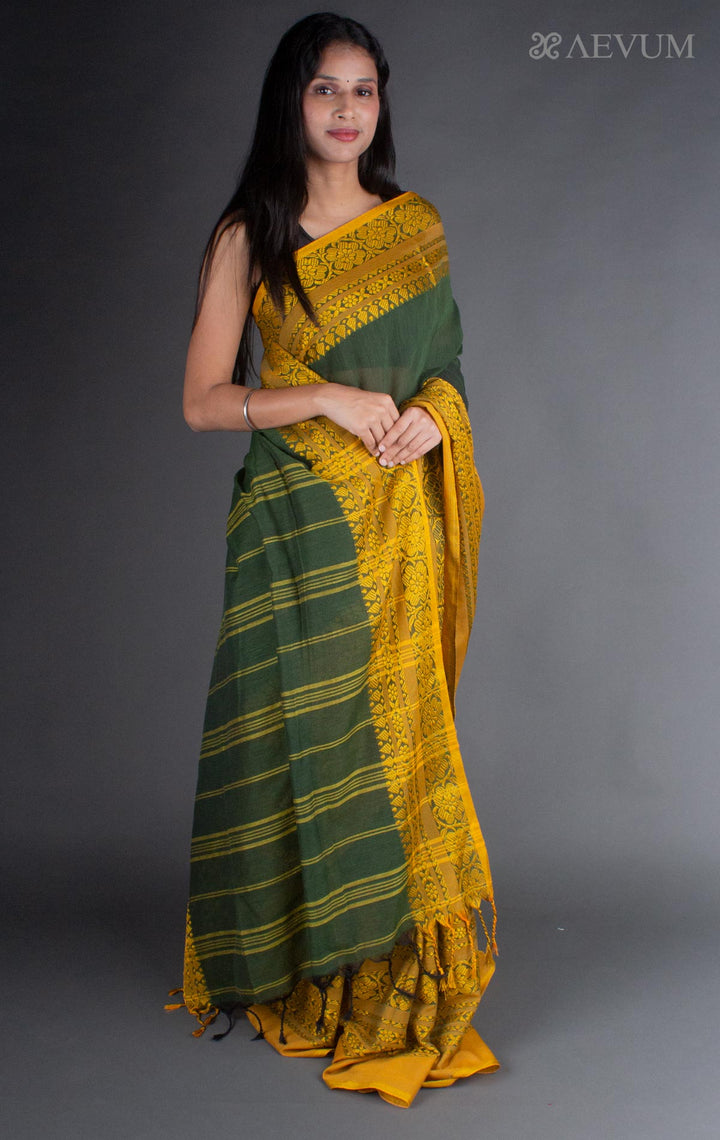 Begampuri Bengal Cotton Handloom Saree - 7768 Saree AEVUM 2   