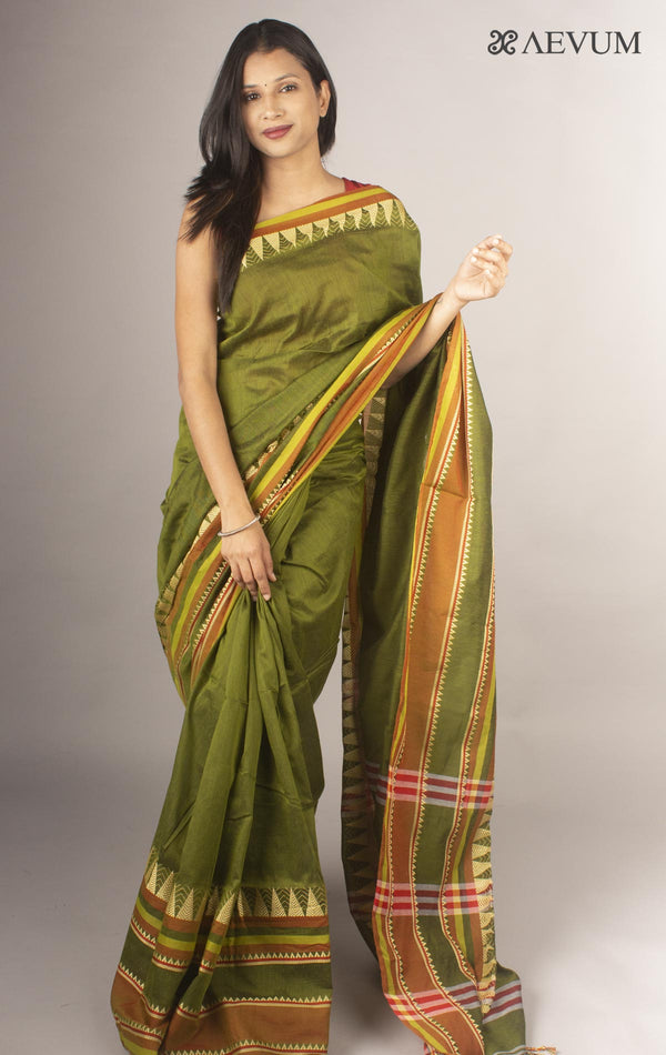 Madhumani Begampuri Bengal Cotton Handloom Saree - 9764 - AEVUM