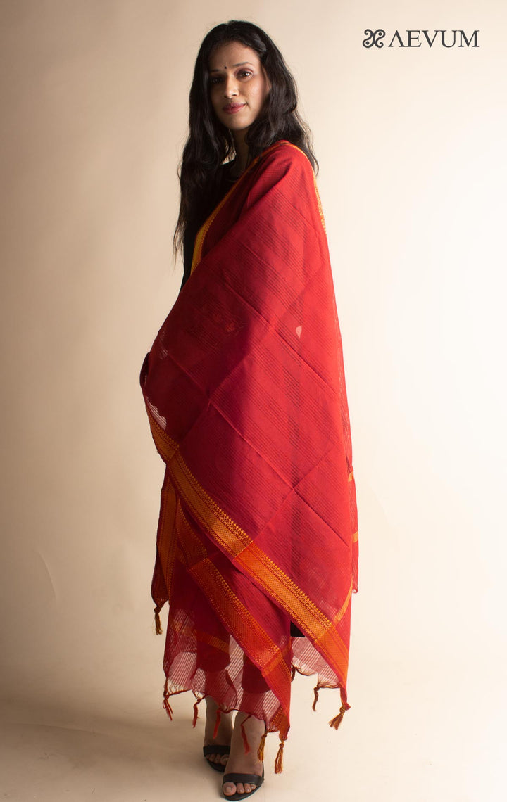Mangalgiri South Cotton Dupatta - 3483 - AEVUM